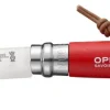 Couteau fermant baroudeur n°08 inox rouge OPINEL