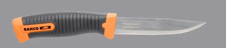 Couteau multi-usages avec manche bi-matière + étui BAHCO
