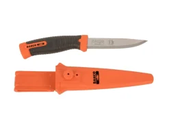Couteau multi-usages avec manche bi-matière + étui BAHCO