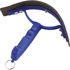 Couteau de chaleur courbé PVC bleu