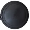 Couvercle plat pour poubelle 80L noir