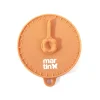 Couvercle pour boîte de conserve en silicone 10 cm jaune