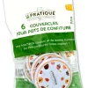6 couvercles pour pots de confiture Ø82mm LE PRATIQUE