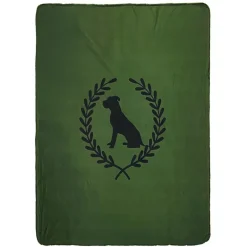 Couverture de jardin motif chien 152x196 cm vert