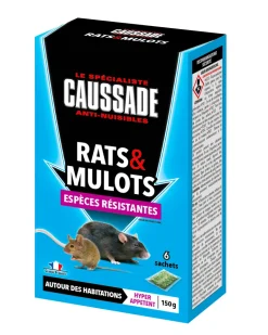 Céréales contre rats et mulots résistants 150g CAUSSADE