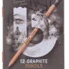 Crayons graphite, boîte métallique de 12