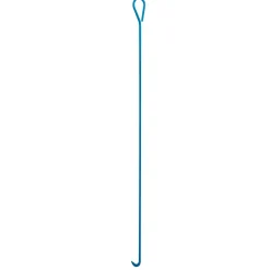 Crochet à crabe simple - 120 cm - acier bleu