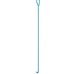 Crochet à crabe simple - 80 cm - acier bleu