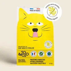 Croquettes aux insectes pour chat sans céréales adulte 2,5kg