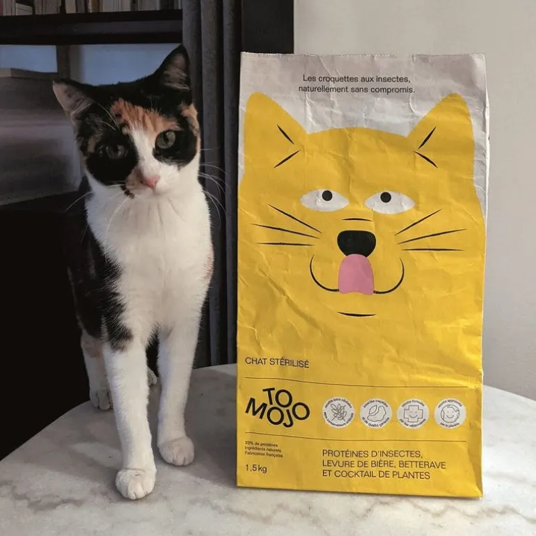 Croquettes aux insectes pour chat sans céréales adulte 2,5kg
