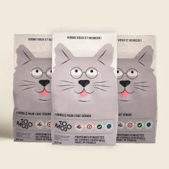 Croquettes aux insectes pour chat sénior 2,5 kg