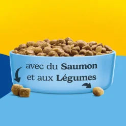 Croquettes chat adulte stérilisé Saumon-Légumes 3kg FRISKIES