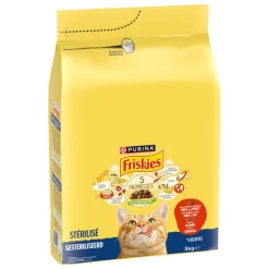 Croquettes chat adulte stérilisé Boeuf-Poulet-Légumes 3 kg