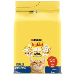 Croquettes chat adulte stérilisé Boeuf-Poulet-Légumes 3 kg