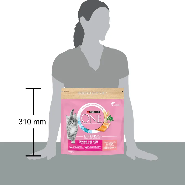 Croquettes chaton 1,5kg Elaboré avec du saumon sélectionné