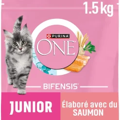Croquettes chaton 1,5kg Elaboré avec du saumon sélectionné