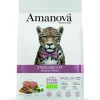 Croquettes chat stérilisé goût saumon 6 kg AMANOVA