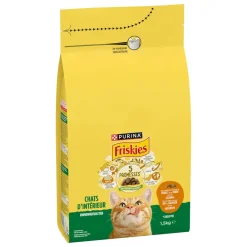 Croquettes pour chat d'intérieur Poulet-Dinde-Légumes 1,5 kg
