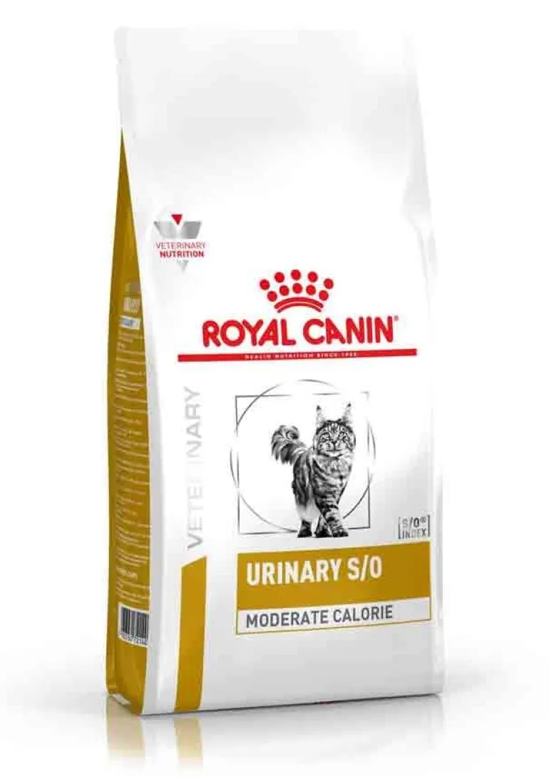 Croquettes pour chat Urinary Moderate Calorie 7kg Veterinary