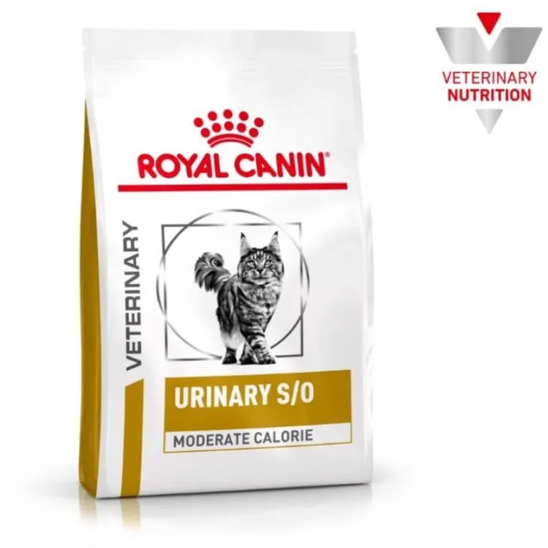 Croquettes pour chat Urinary Moderate Calorie 9kg Veterinary