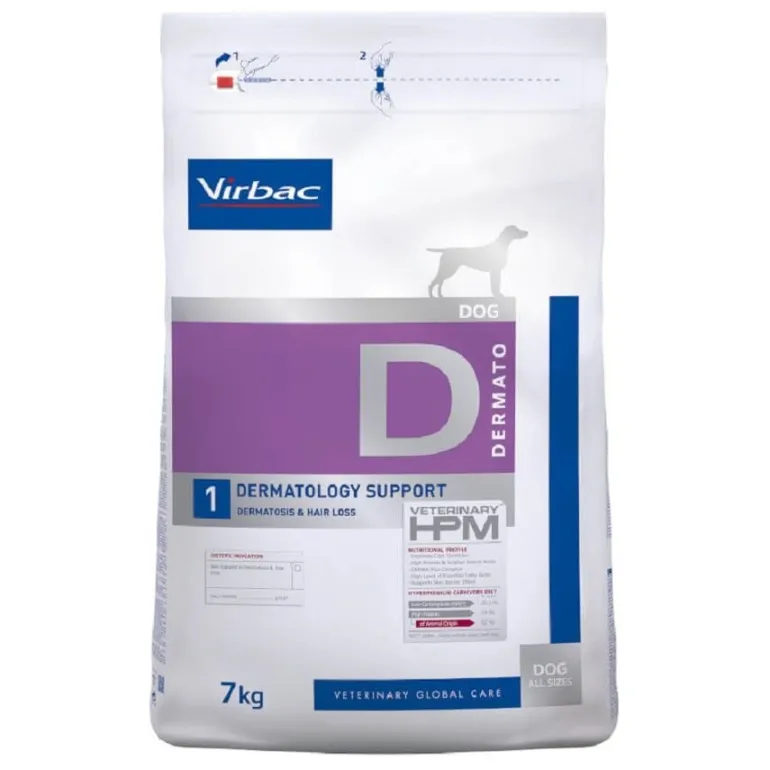 Croquettes pour chien HPM Dermatology Support 7kg Veterinary