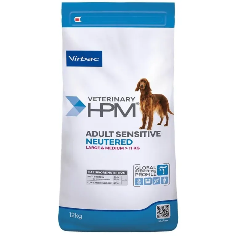 Croquettes pour chien HPM Neutered Sensitive Digest L/M 12kg