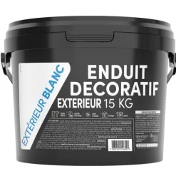 Crépi pour surfaces extérieures 15 kg blanc