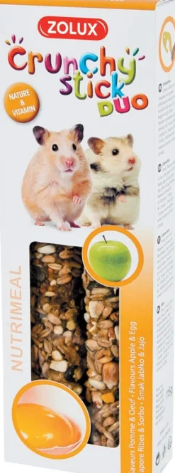 Crunchy stick hamster pomme/oeuf 115g ZOLUX