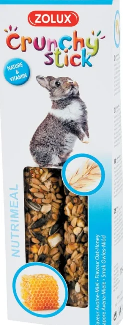 Crunchy stick lapin avoine/miel 115g ZOLUX