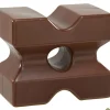 Cube d'obstacle 56 x 36 x 45 cm Chocolat