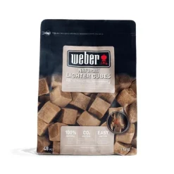 Cubes allume-feu brun