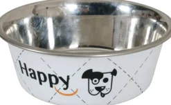 Écuelle pour chien Happy inox blanc 2,6L ZOLUX