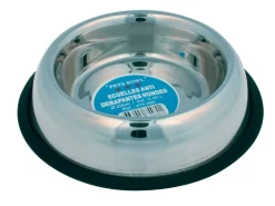 Écuelle inox ronde antidérapante Ø20cm 0,45L