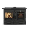 Cuisinière à bois Alaska noire 12 kW noir NORDICA