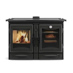 Cuisinière à bois Alaska noire 12 kW noir NORDICA
