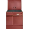 Cuisinière à bois Arpège carmin poli GODIN