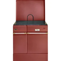 Cuisinière à bois Arpège carmin poli GODIN