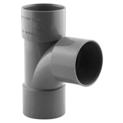 Culotte PVC évacuation 87° femelle/femelle Ø40