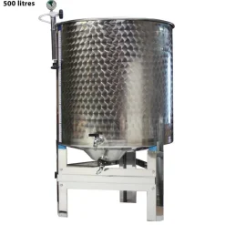Cuve inox garde vin 500 L complète - TOM PRESS