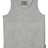 Débardeur F105 uni gris chiné