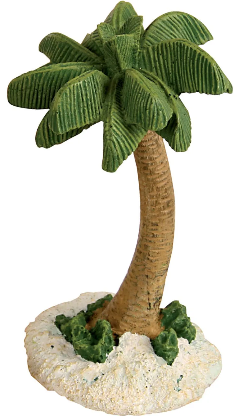 Décoration aquarium ilôt 1 cocotier nano