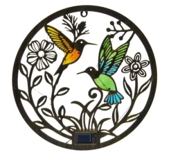 Décor mural solaire disc colibri