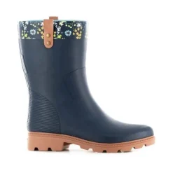 Demi Botte Adelia Bleu marine