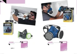 Demi-masque respiratoire bi-galette confort (produit nu)