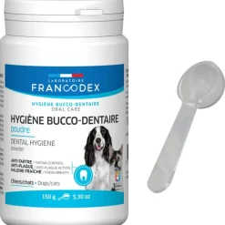 Dentifrice en poudre pour chien 70g FRANCODEX