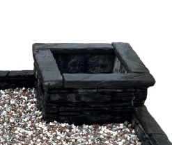 Dessus pour bloc muret Saint-Lary ardoise 45x11x3 cm