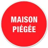 Disque de signalisation "Maison piégée" PVC adhésif