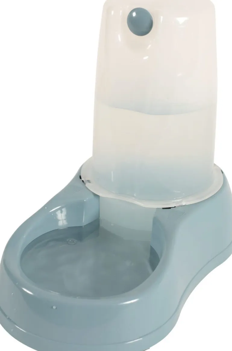 Distributeur d'eau antidérapant bleu acier 1,5L ZOLUX