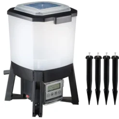 Distributeur automatique/solaire de nourriture pour poissons