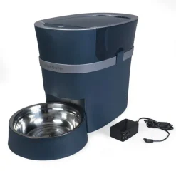 Distributeur connecté Smart Feed 12 repas bleu